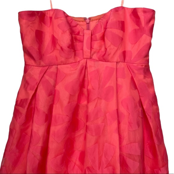 Jill Staurt Sweetheart Ruched Ruffle Strapless Cocktail Dress Size: 10 - Picture 7 of 12